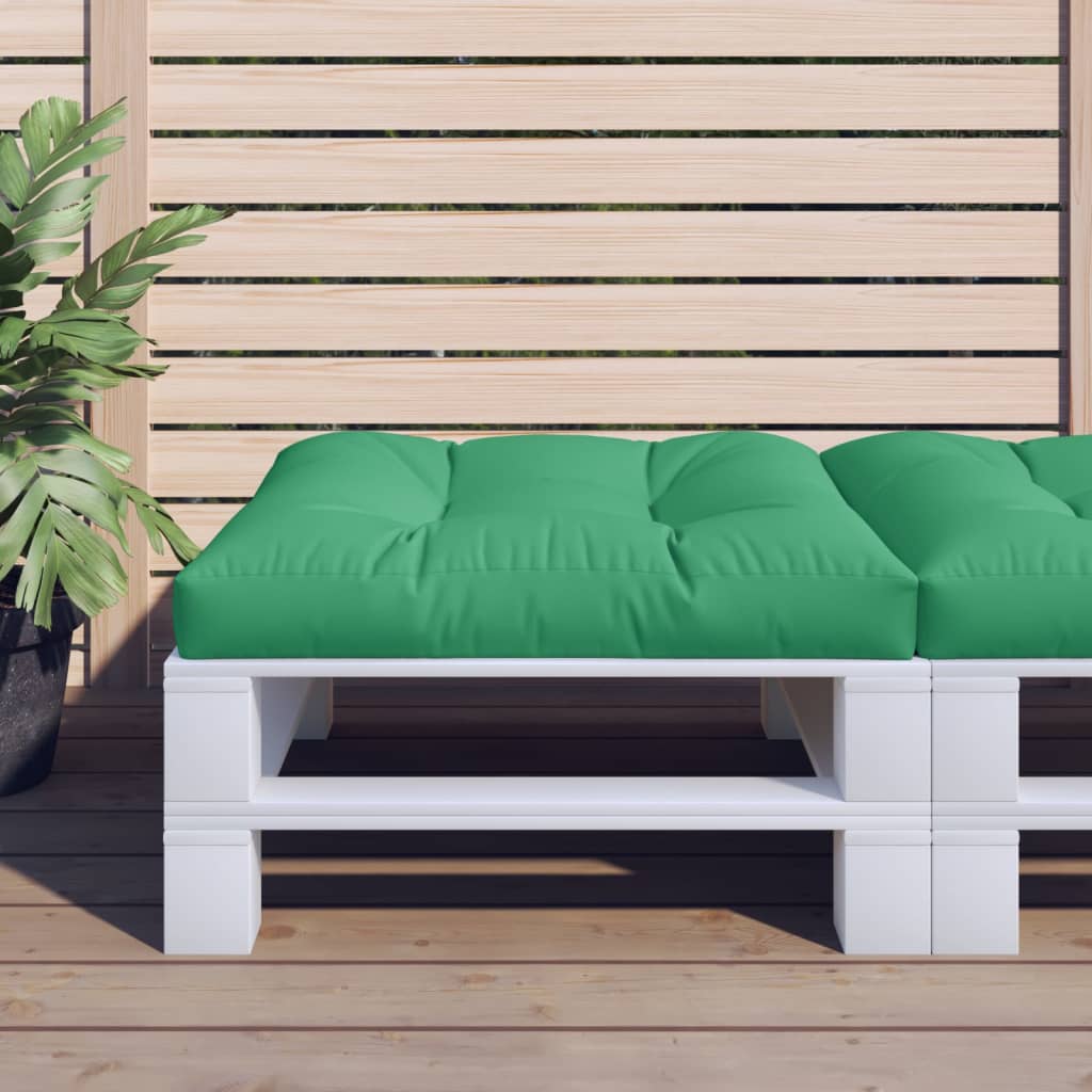 vidaXL euroaluse istumispadi, roheline, 70x70x12 cm, kangast
