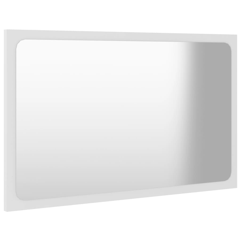 vidaXL vannitoa peeglikapp, valge, 60 x 1,5 x 37 cm, puitlaastplaat