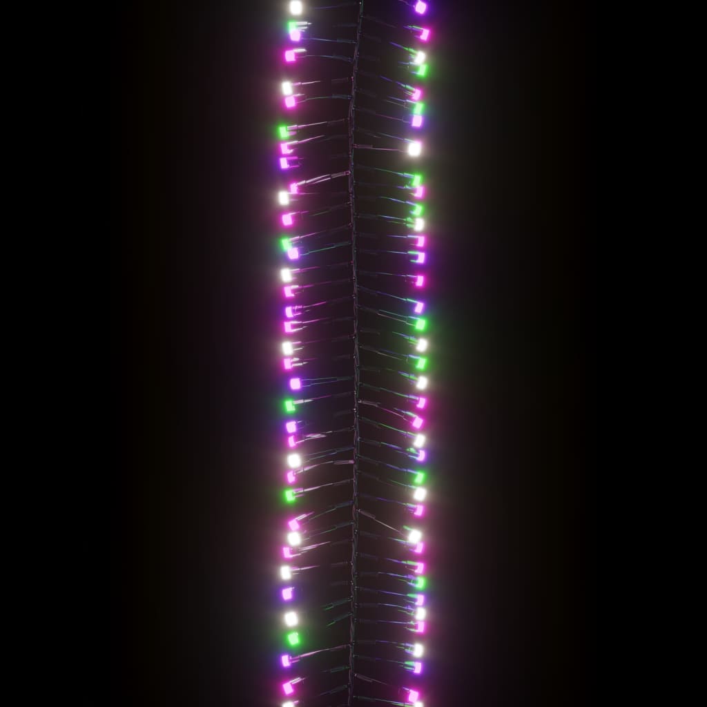 vidaXL LED-valgusriba, 2000 LEDi, pastelne värviline, 17 m, PVC