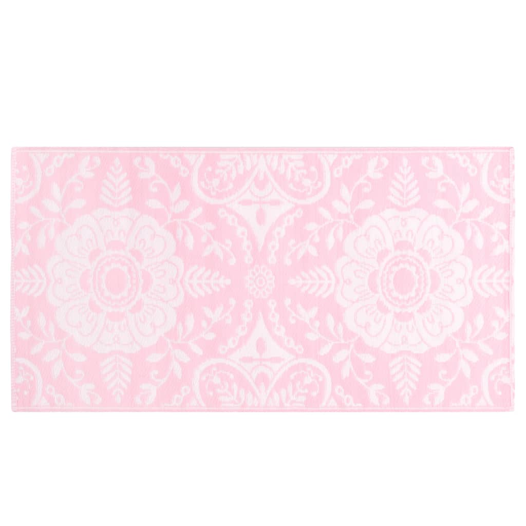 vidaXL õuevaip, roosa, 120 x 180 cm, PP