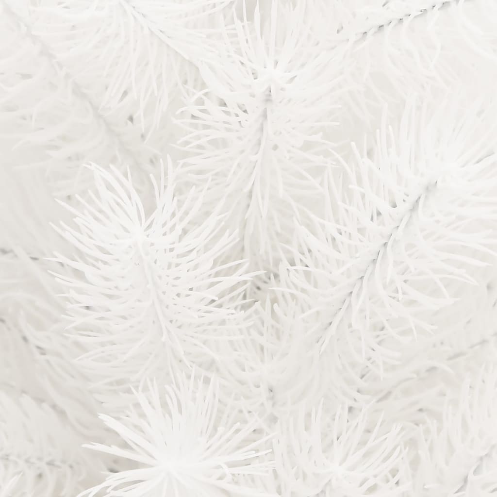 vidaXL valgustatud kunstkuusk valge, 64 cm