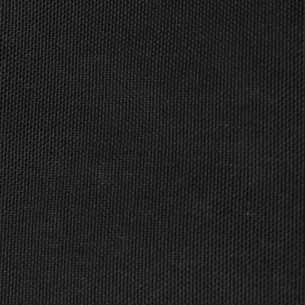 vidaXL oxford-kangast päikesepuri trapets, 3/4x3 m, must