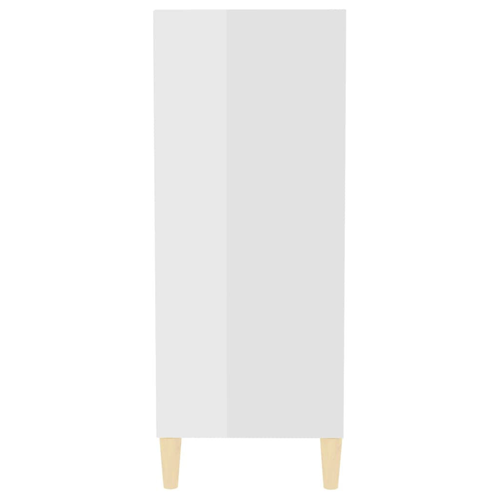 vidaXL puhvetkapp kõrgläikega valge 57x35x90 cm, puitlaastplaat