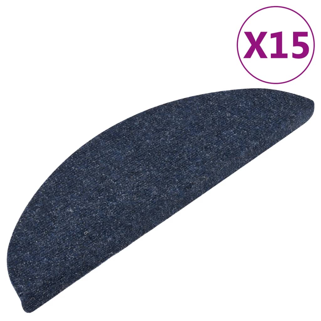 vidaXL iseliimuv trepivaip, 15 tk, 56x17x3 cm, sinine