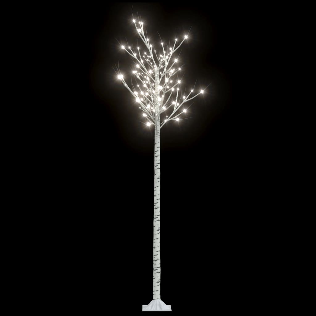 vidaXL jõulupuu 200 LEDi 2,2 m, külm valge paju, tuppa/õue
