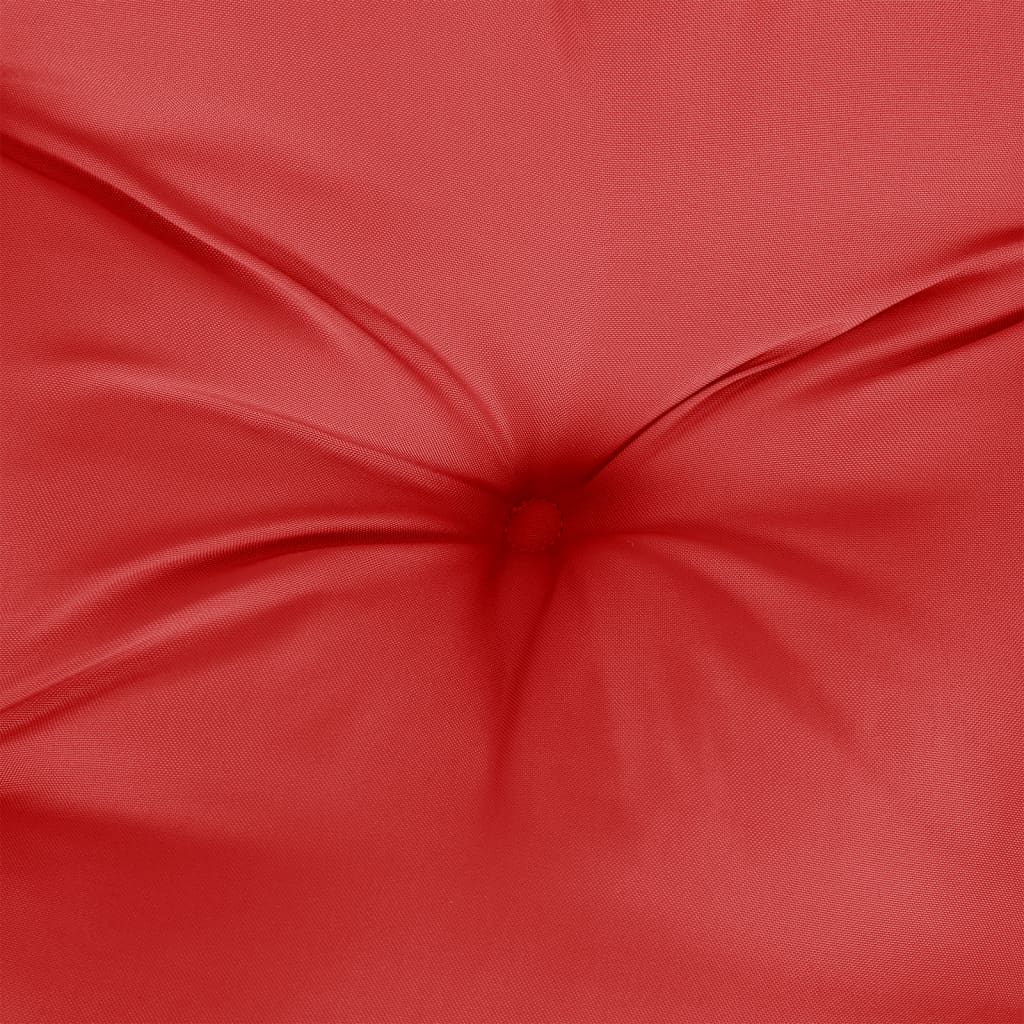 vidaXL euroaluse istumispadi, punane, 70x70x12 cm, kangast