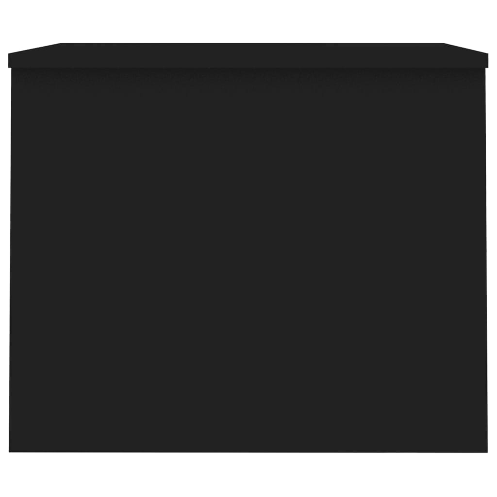 vidaXL kohvilaud, must, 80x50,5x41,5 cm, tehispuit