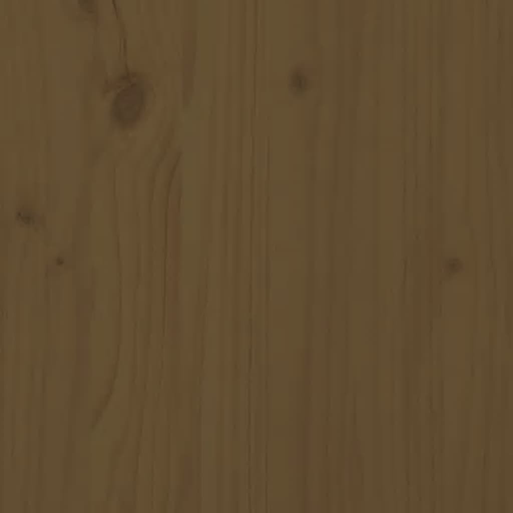 vidaXL riiuliga taimekast, meepruun, 54 x 34,5 x 81 cm, männipuit