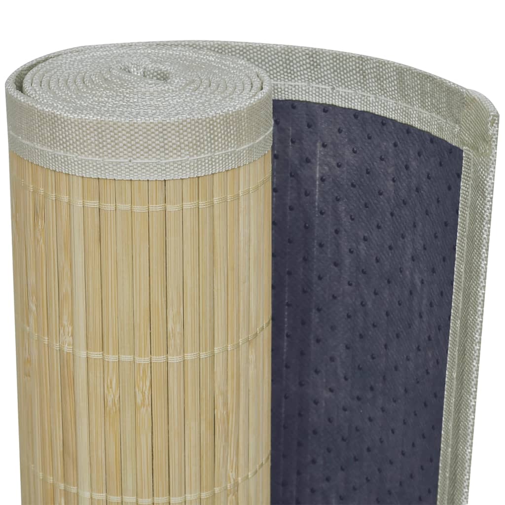 vidaXL bambusvaip 100 x 160 cm, naturaalne