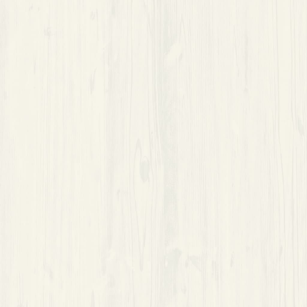 vidaXL sahtlitega puhvetkapp "VIGO" 113 x 40 x 75 cm, valge, männipuit