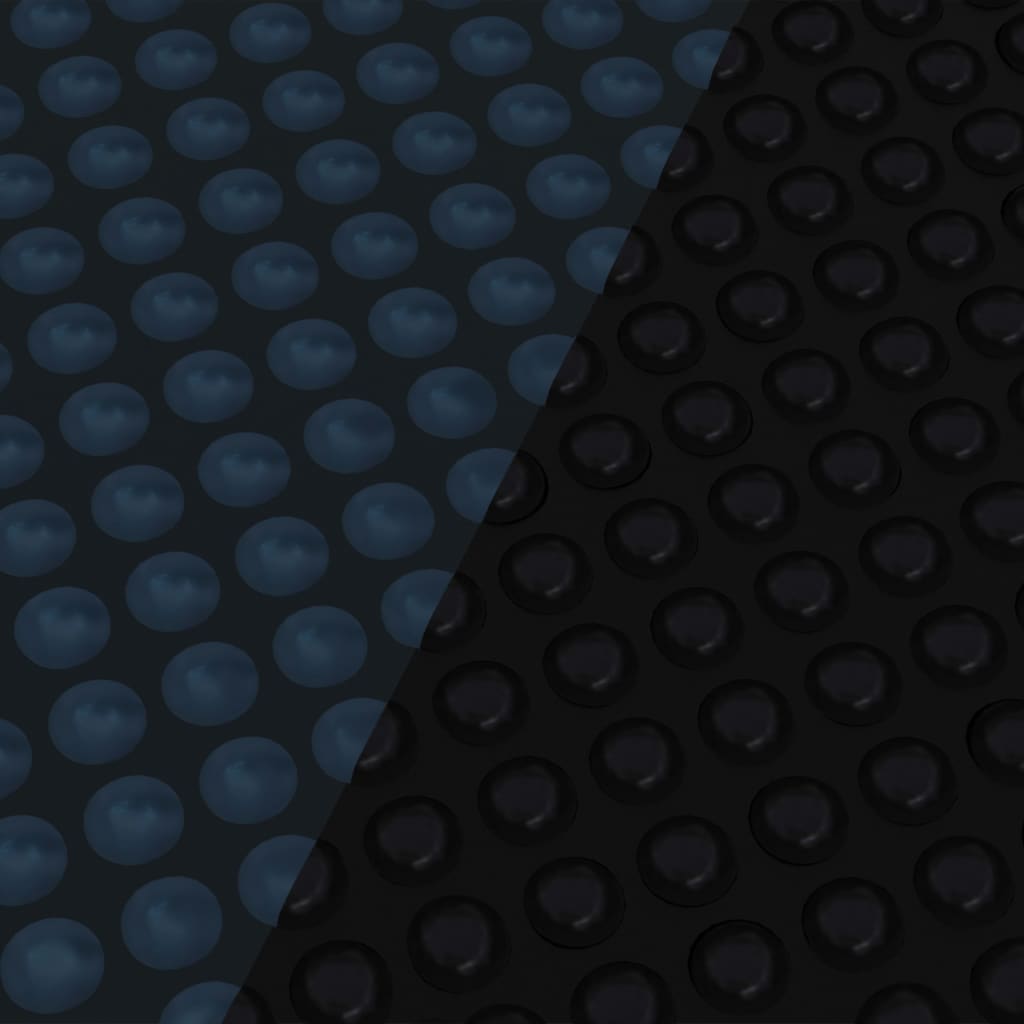 vidaXL ujuv PE ümmargune basseinikile, 600x300 cm, must ja sinine