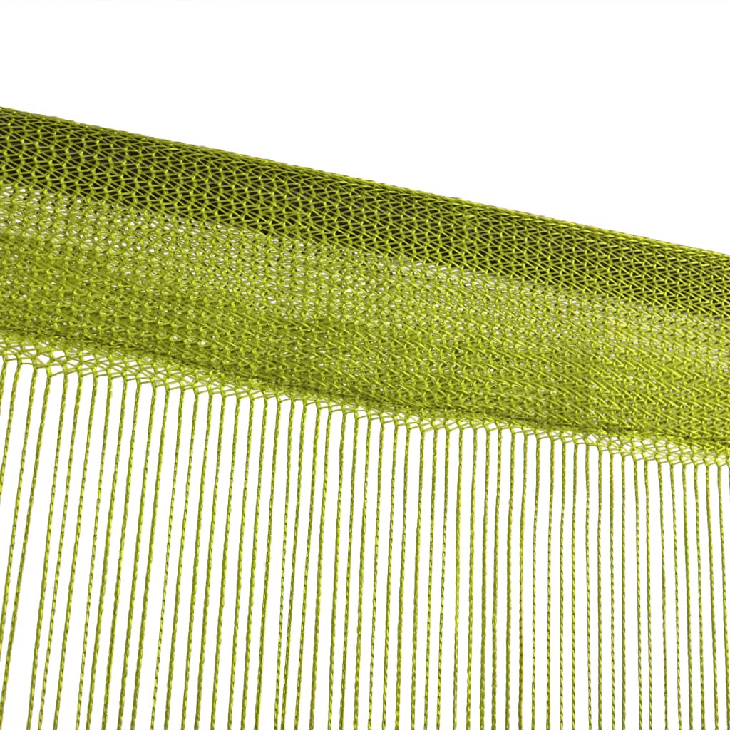 vidaXL nöörkardinad 2 tk, 140 x 250 cm, roheline