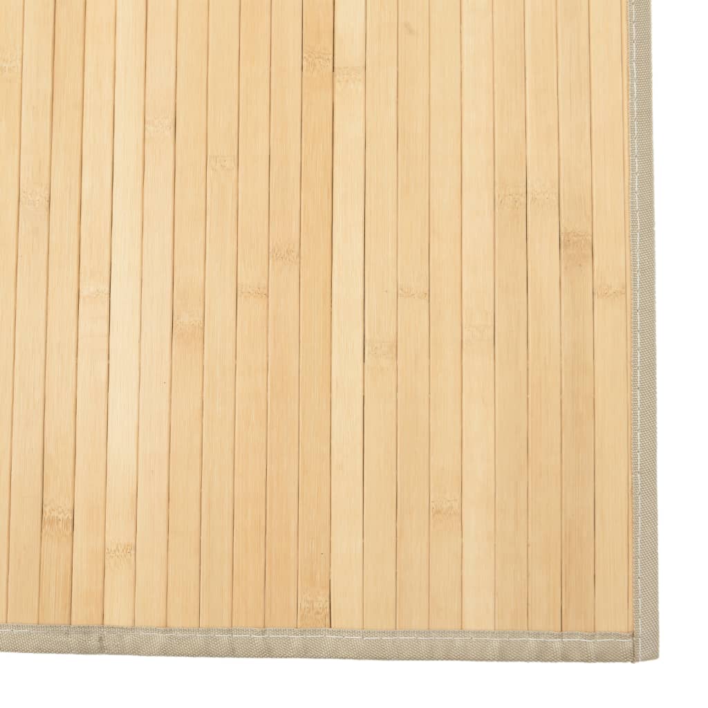 vidaXL vaip, ristkülikukujuline, naturaalne hele, 80 x 100 cm, bambus