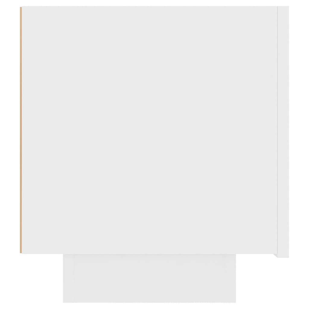vidaXL öökapp, valge, 100 x 35 x 40 cm, puitlaastplaaat