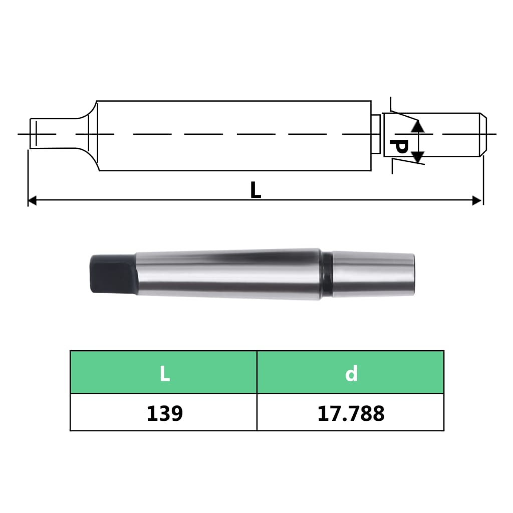 vidaXL kiirvabastusega trellipadrun MT2-B18 16 mm kinnitusvahemikuga