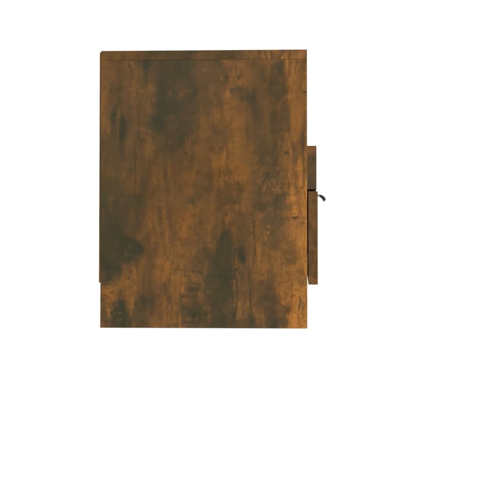 vidaXL telerikapp, suitsutatud tamm, 150 x 33,5 x 45 cm, tehispuit
