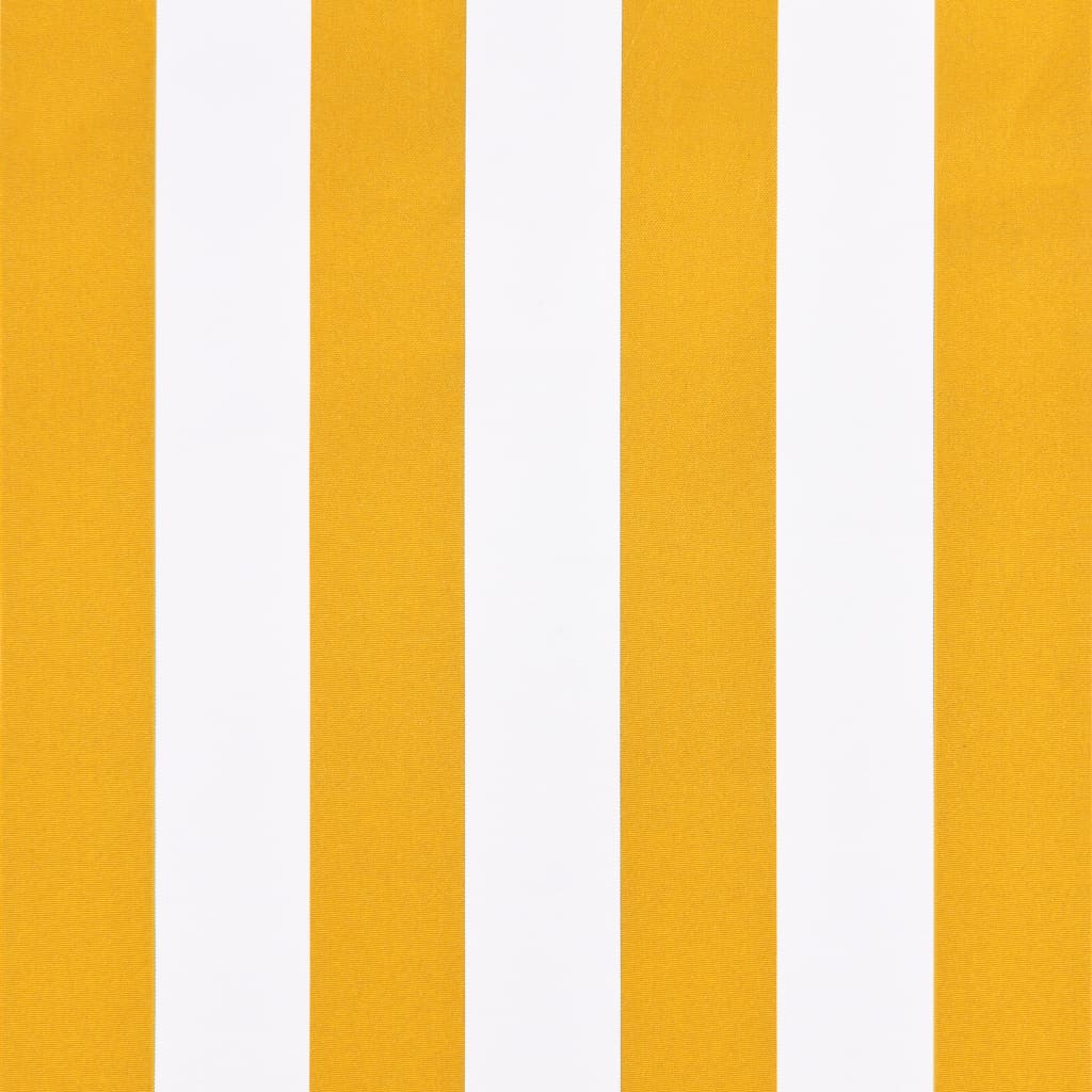 vidaXL bistroo varikatus, 400 x 120 cm, oranž ja valge
