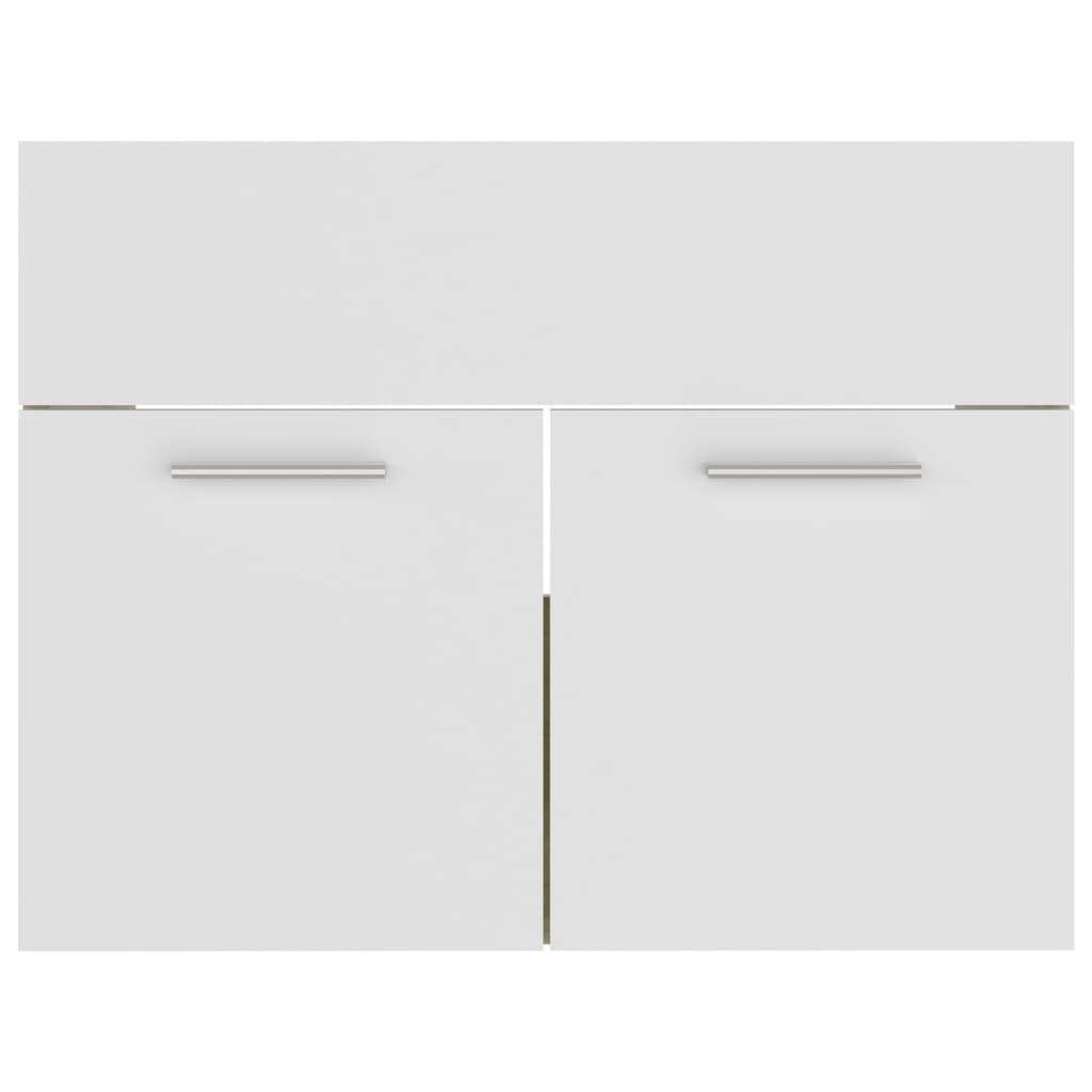 vidaXL valamukapp, valge ja Sonoma tamm, 60x38,5x46 cm puitlaastplaat