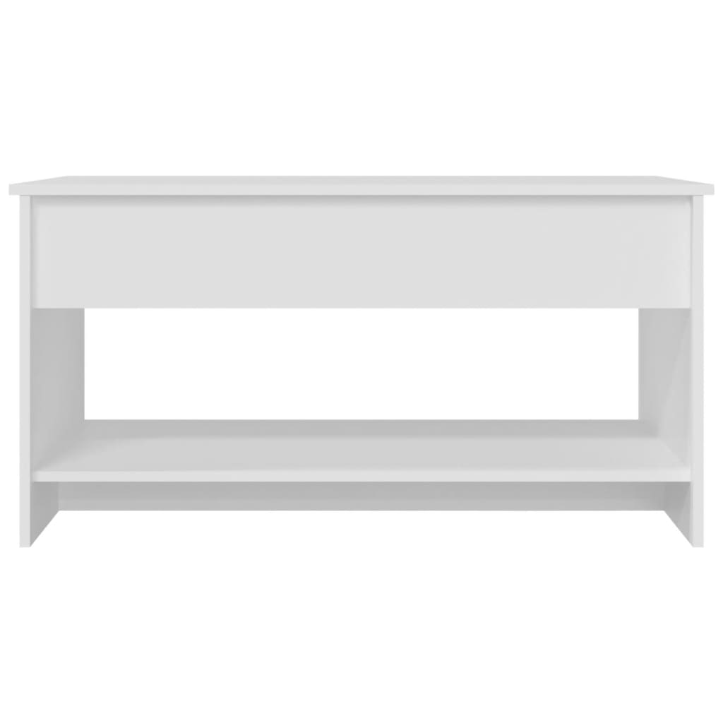 vidaXL kohvilaud, valge, 102x50x52,5 cm, tehispuit