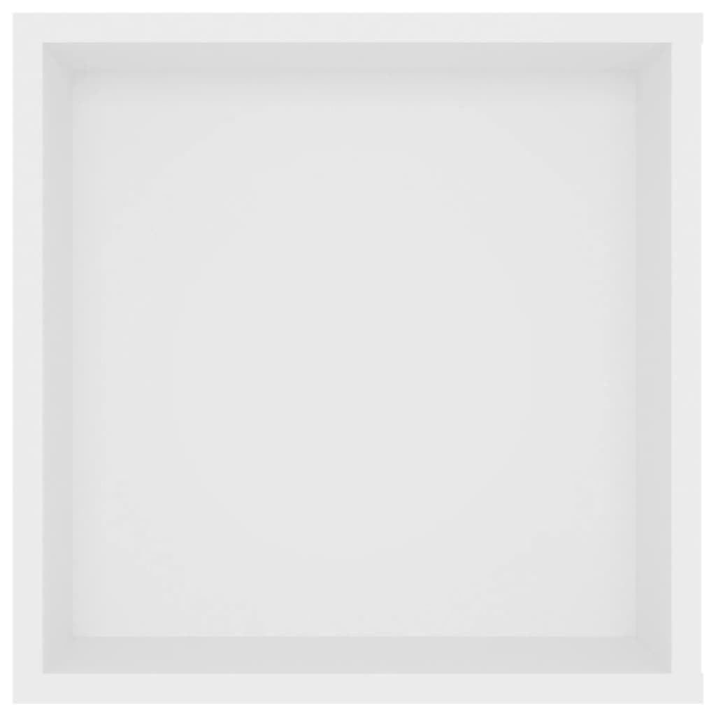 vidaXL seina telerikapp, valge, 102x35x35 cm, puitlaastplaat