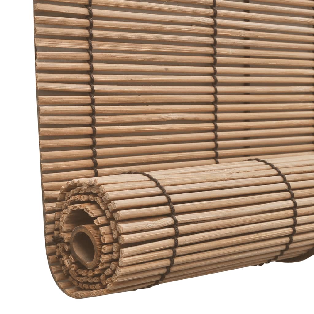 Pruunid bambusrulood 140 x 160 cm