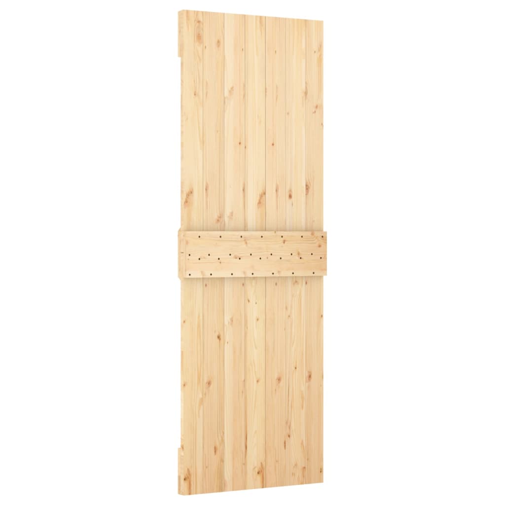 vidaXL uks, NARVIK, 70 x 210 cm, männipuit