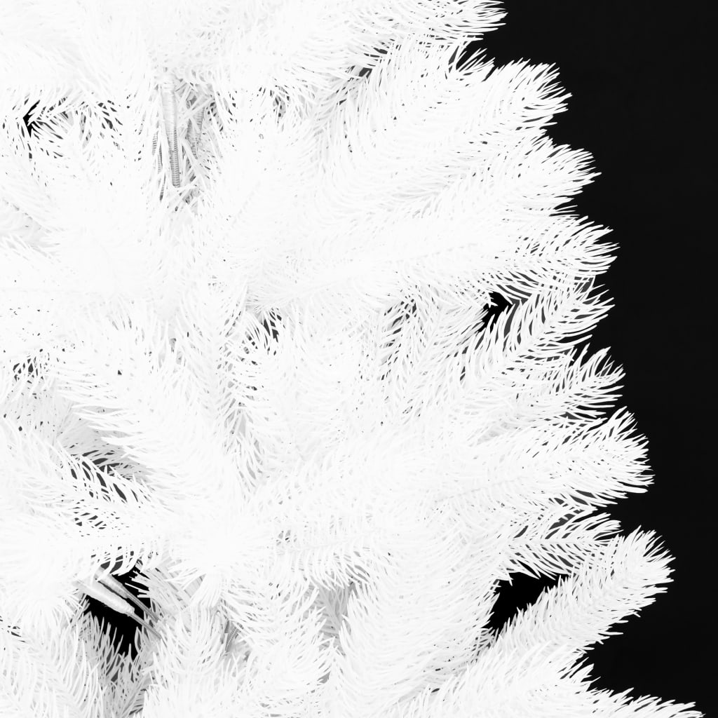 vidaXL kunstkuusk, elutruud okkad, valge, 150 cm