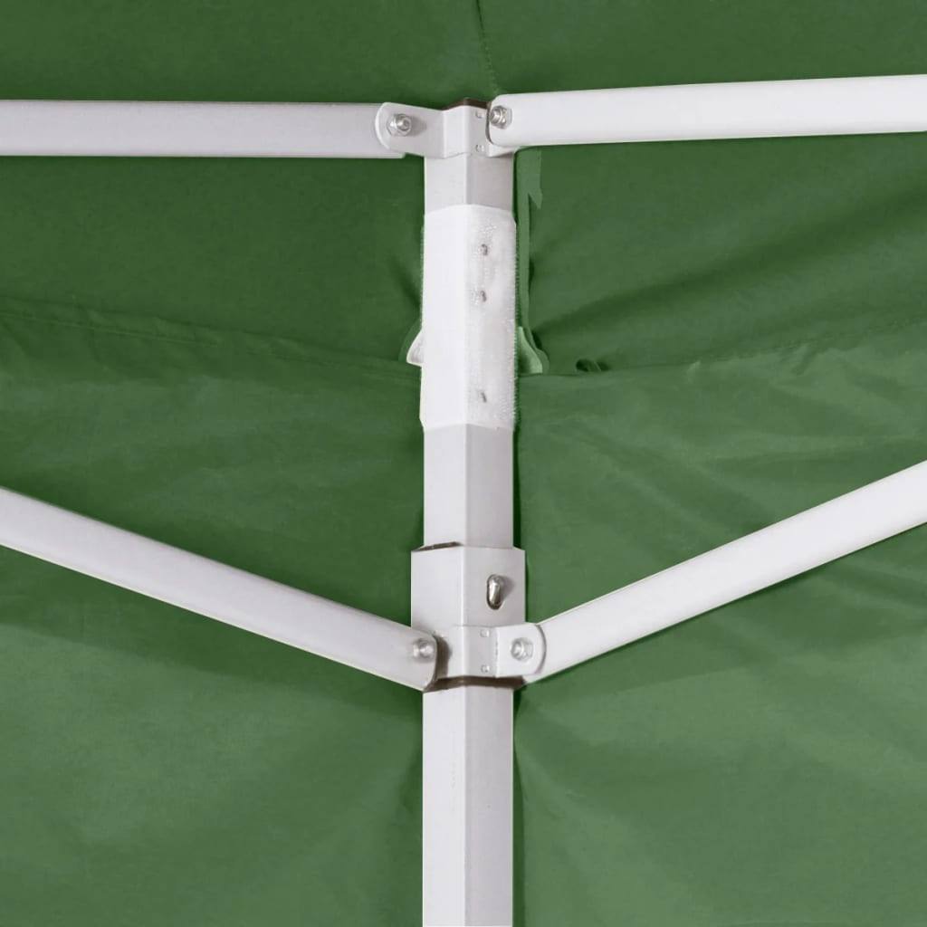 vidaXL roheline kokkupandav telk, 3 x 3 cm nelja seinaga