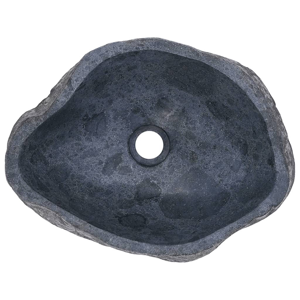 vidaXL kivist valamu, ovaalne 37-46 cm
