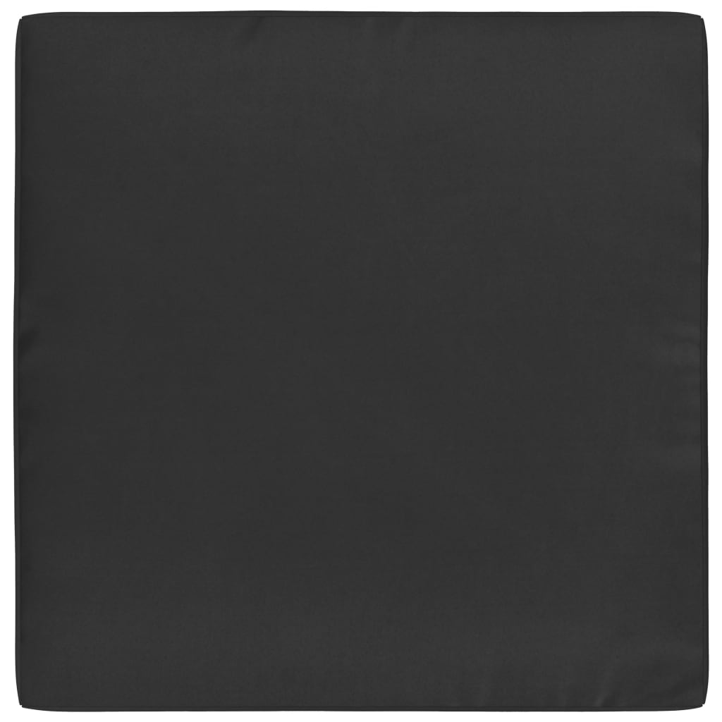 vidaXL põrandapadi/euroaluse istumispadi 60x61,5x6 cm must, kangast