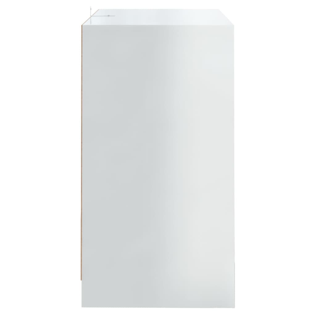 vidaXL puhvetkapp 2 tk, kõrgläikega valge, 70 x 41 x 75 cm