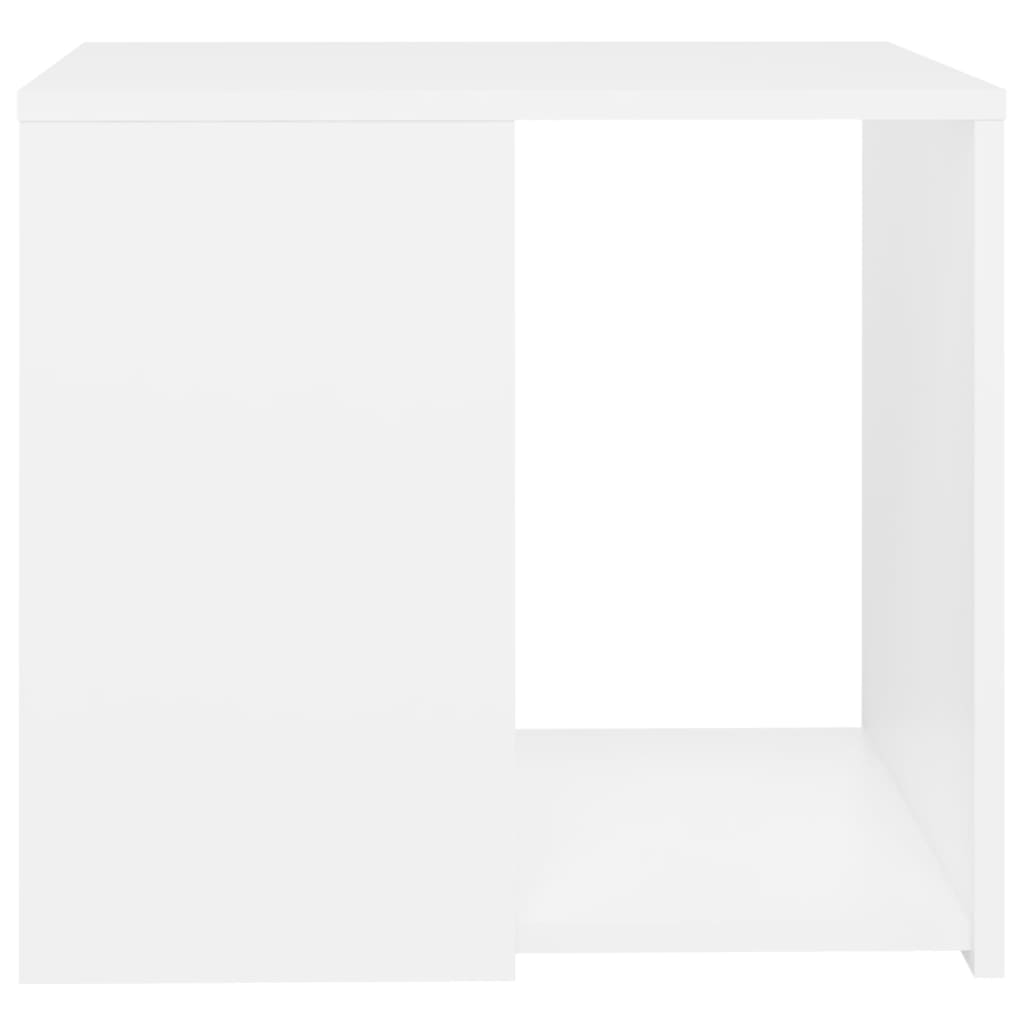 vidaXL lisalaud, valge, 50x50x45 cm puitlaastplaat