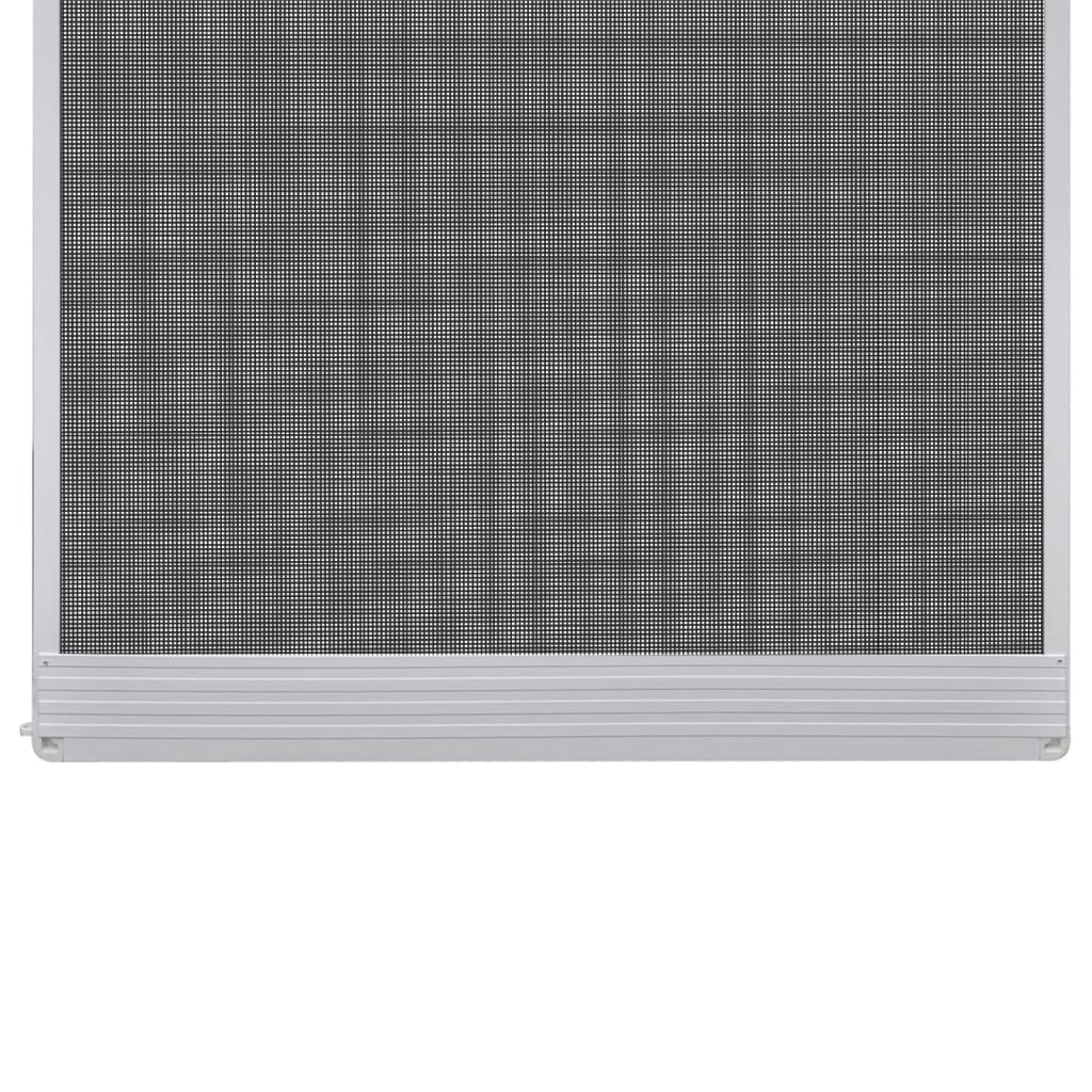 vidaXL valge hingedega putukavõrk ustele, 120 x 240 cm