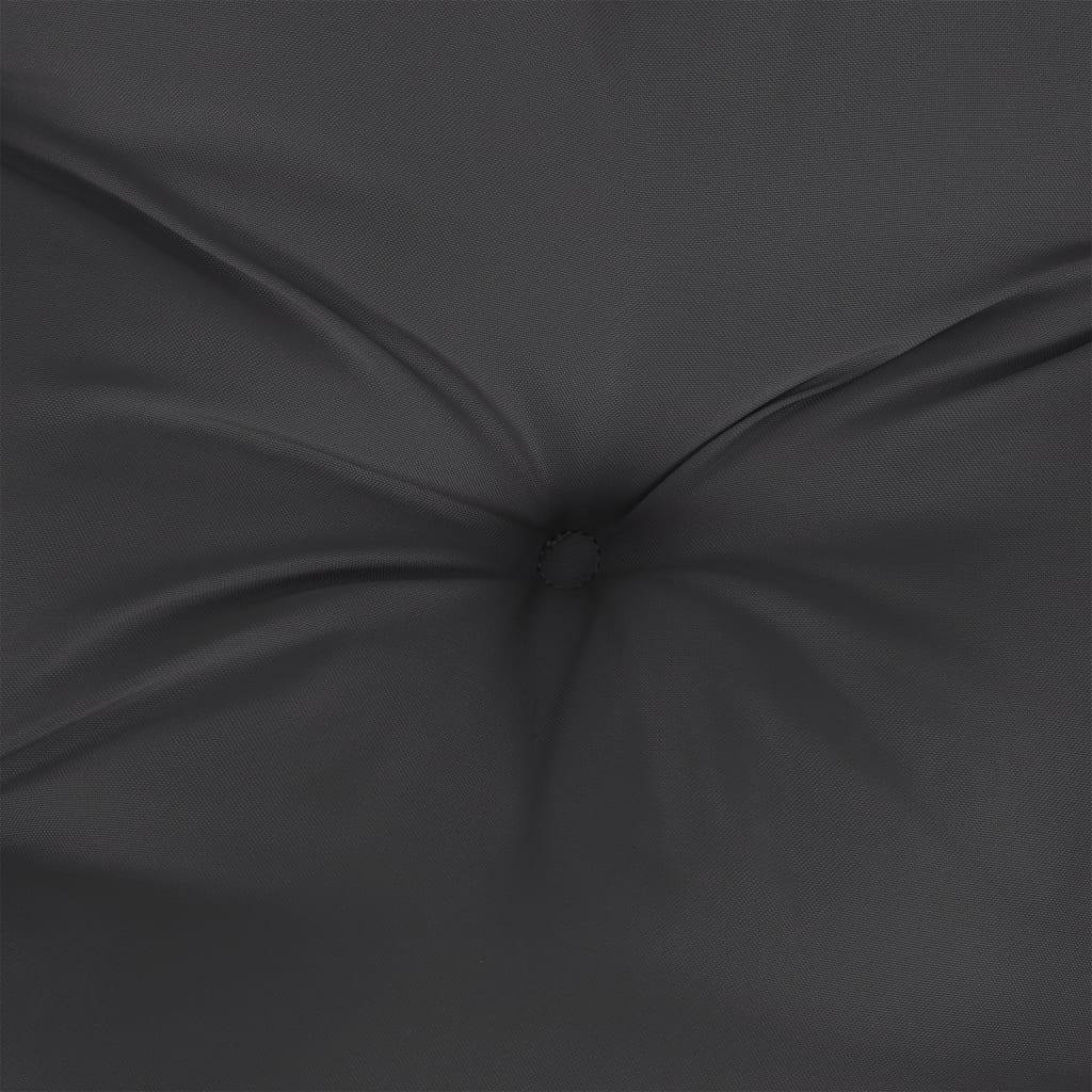 vidaXL euroaluse istumispadi, must, 80x40x12 cm, kangas