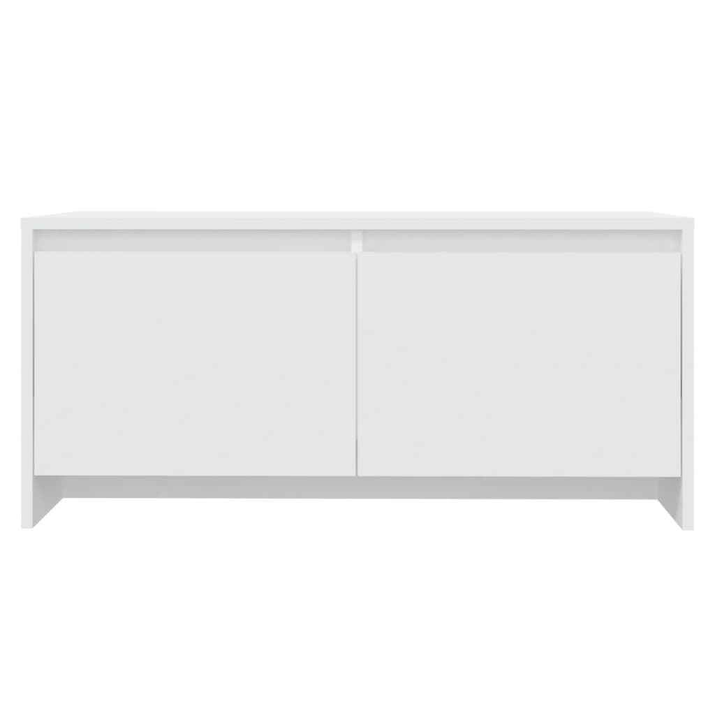 vidaXL kohvilaud, valge, 90 x 50 x 41,5 cm, puitlaastplaat
