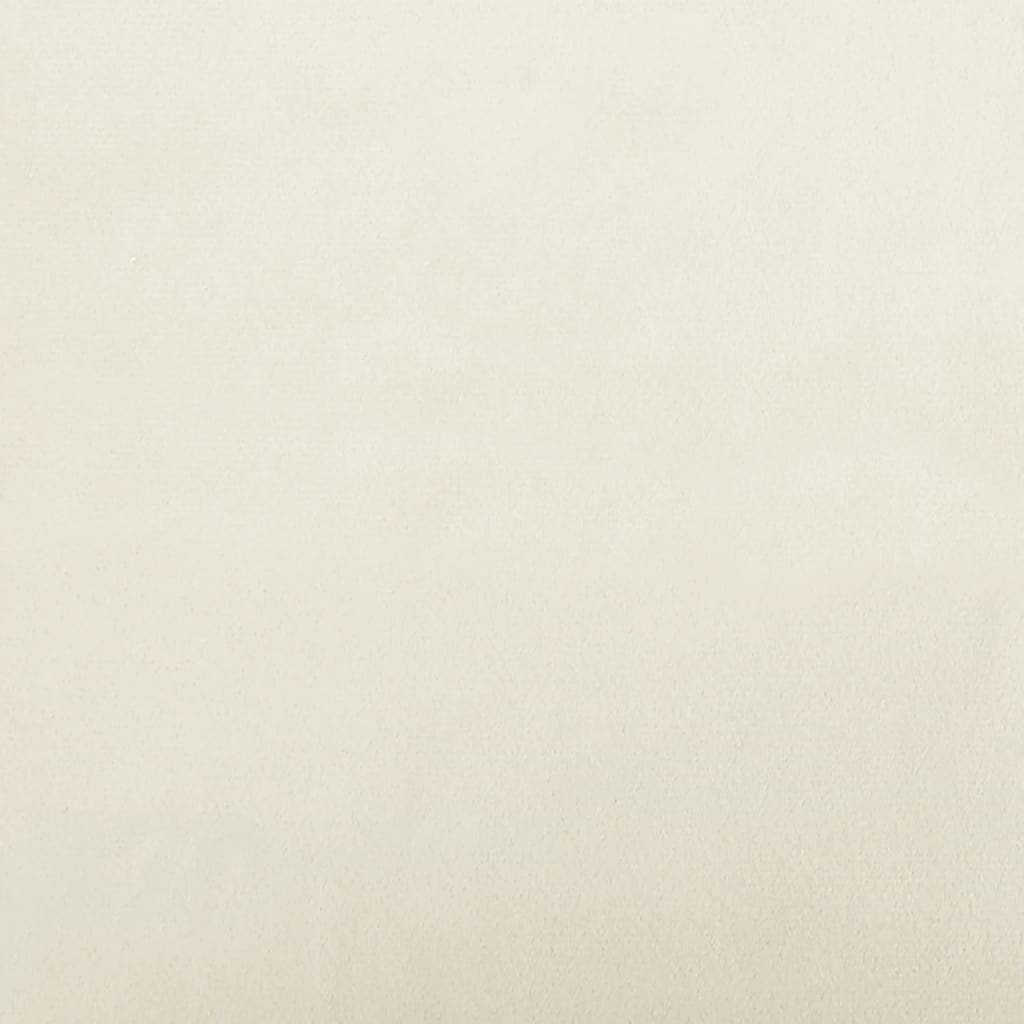 vidaXL lastediivan, kreemjas, 70 x 45 x 30 cm, samet