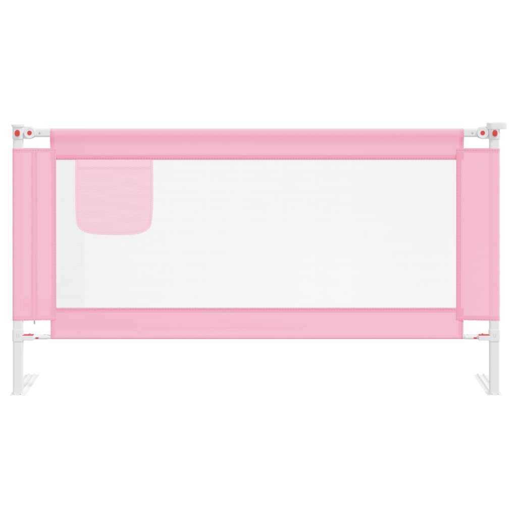 vidaXL voodipiire väikelapse voodile, roosa, 160 x 25 cm, kangas
