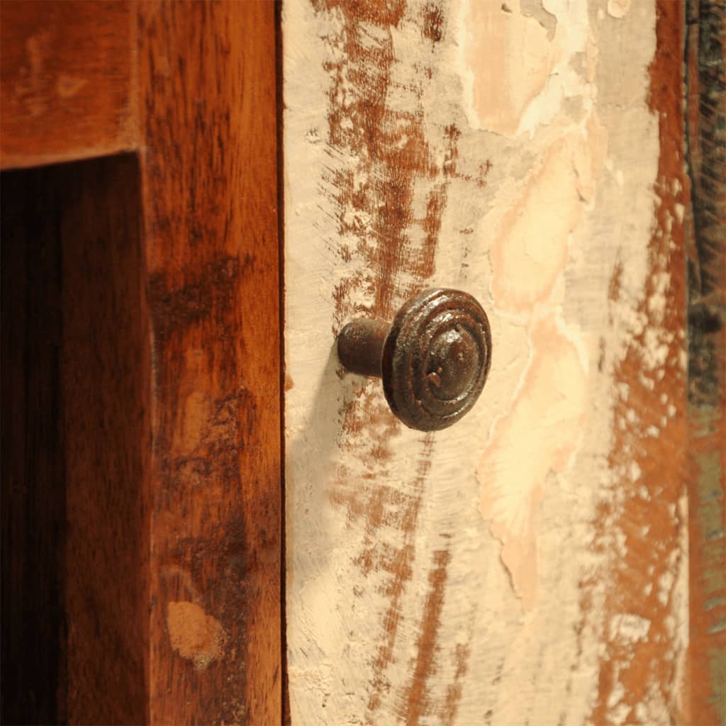 vidaXL taastatud puidust kapp 1 uksega, vanaaegne stiil