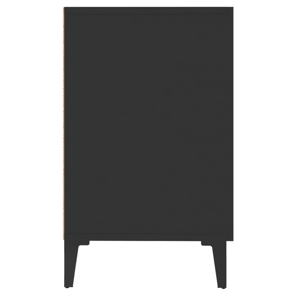 vidaXL puhvetkapp, must, 100 x 36 x 60 cm, tehispuit