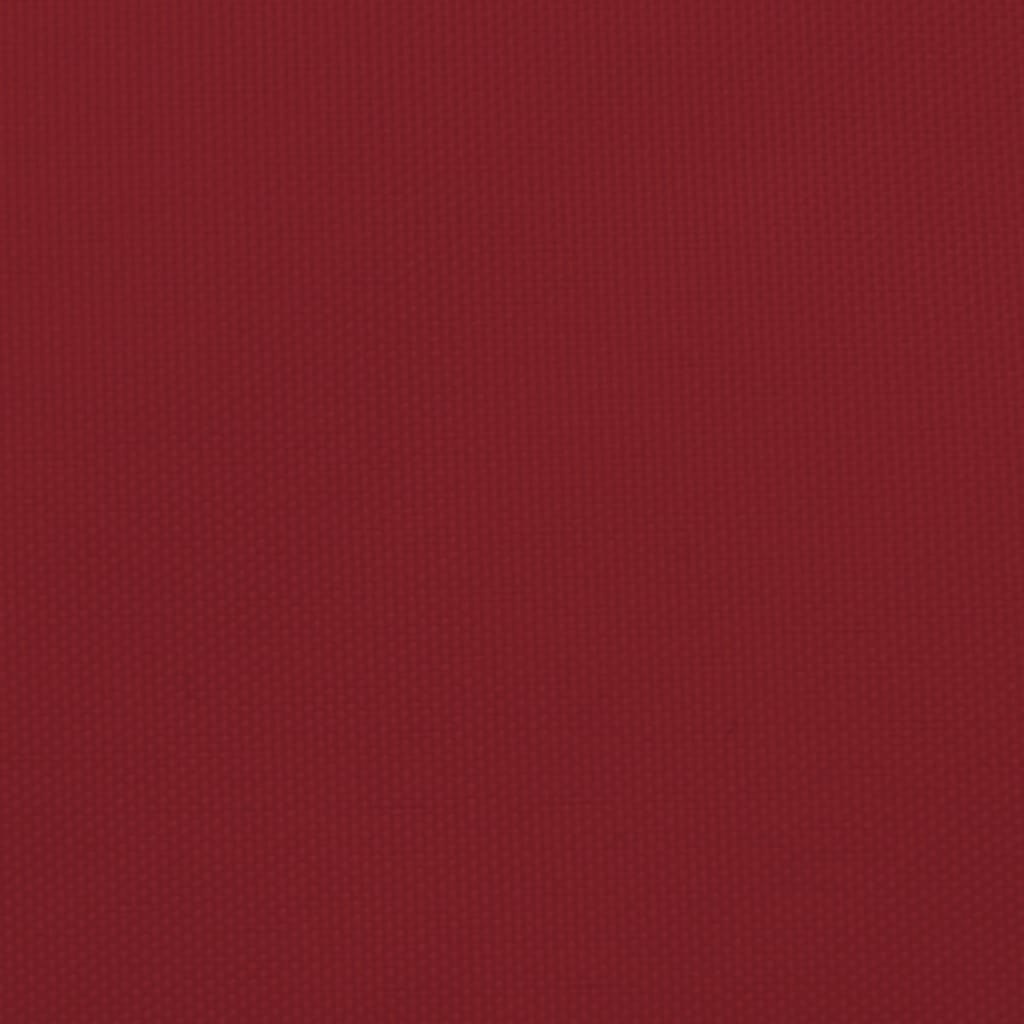 vidaXL oxford-kangast päikesepuri trapets, 3/5x4 m, punane