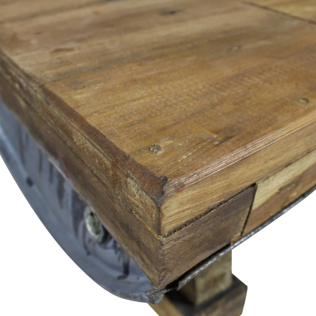 vidaXL kohvilaud taastatud puidust 90 x 50 x 35 cm