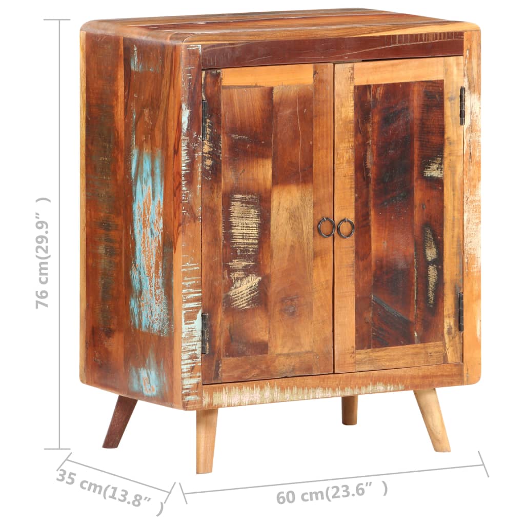 vidaXL puhvetkapp, 60 x 35 x 76 cm, toekas taaskasutatud puit