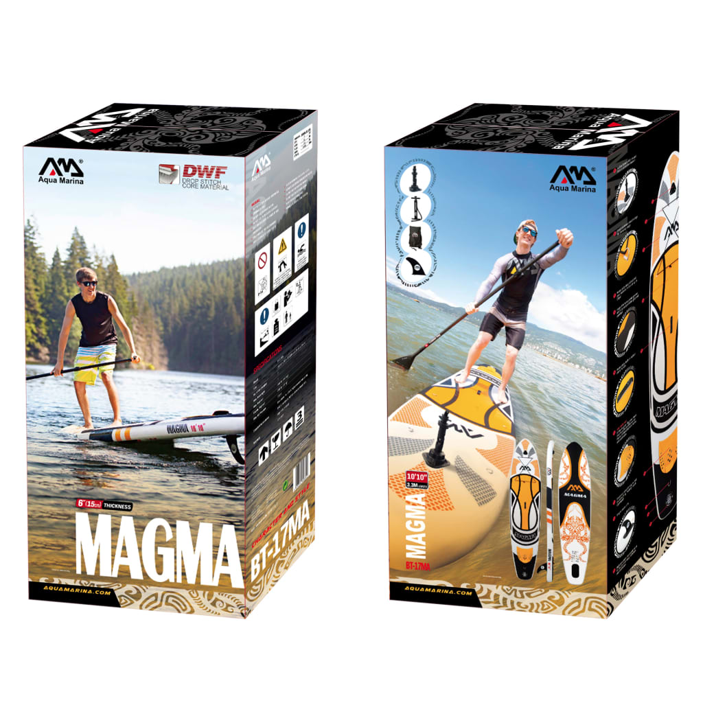 Aqua Marina SUP-laud "Magma" oranž 330 x 75 x 15 cm