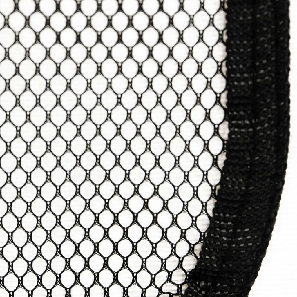 vidaXL kokkupandav koerte mänguaedik kandekotiga, must, 145x145x61 cm