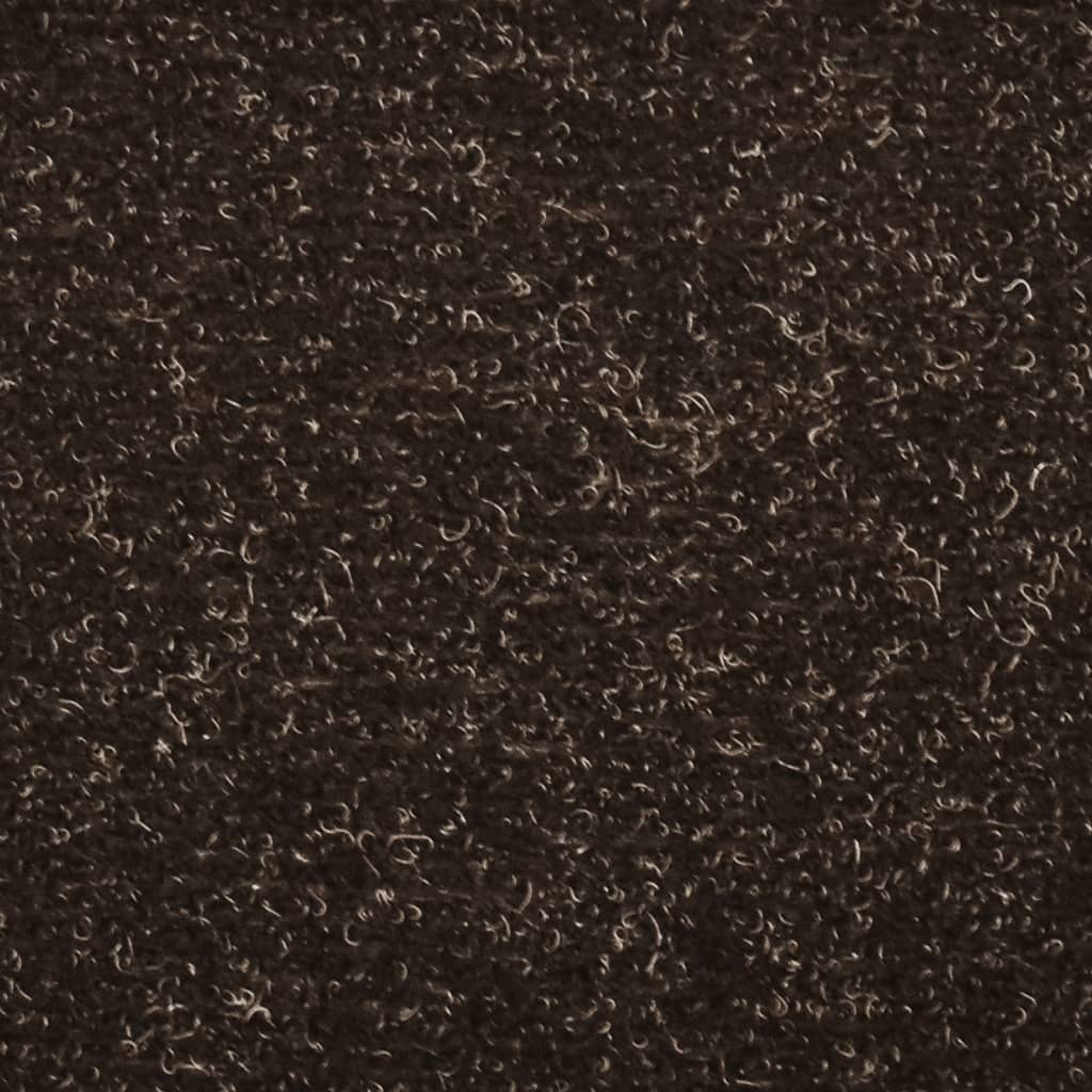 vidaXL isekleepuv trepivaip, 10 tk, tumepruun, 65 x 21 x 4 cm, aastehnika