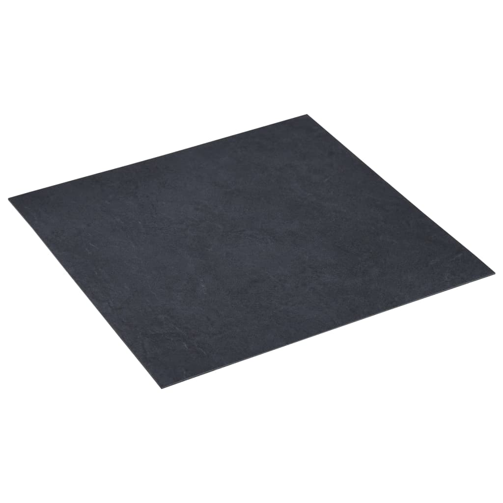 vidaXL iseliimuvad põrandaplaadid 5,11 m², PVC, must marmor