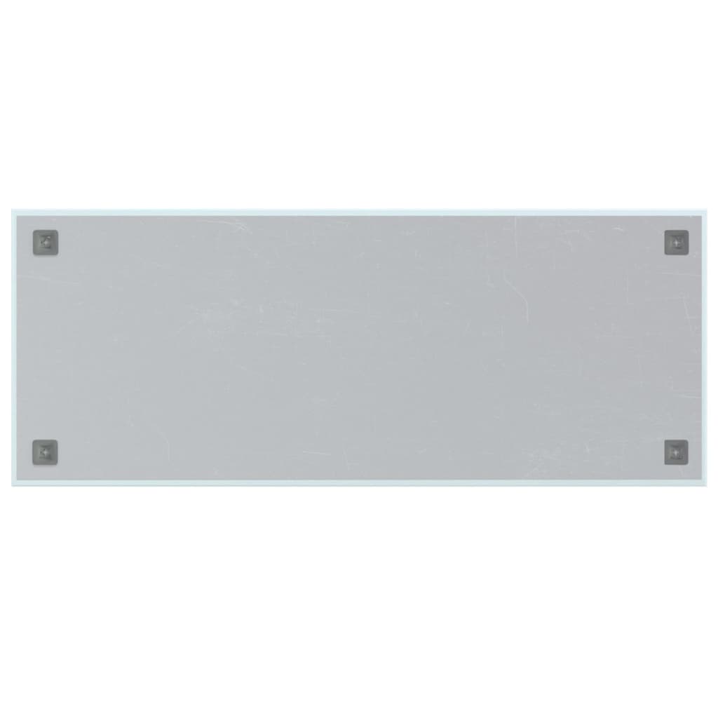 vidaXL seinakinnitusega magnettahvel, valge , 100 x 40 cm, klaas
