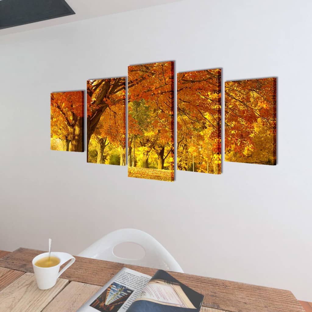 Seinamaalikomplekt lõuendil vahtrapuudega, 200 x 100 cm