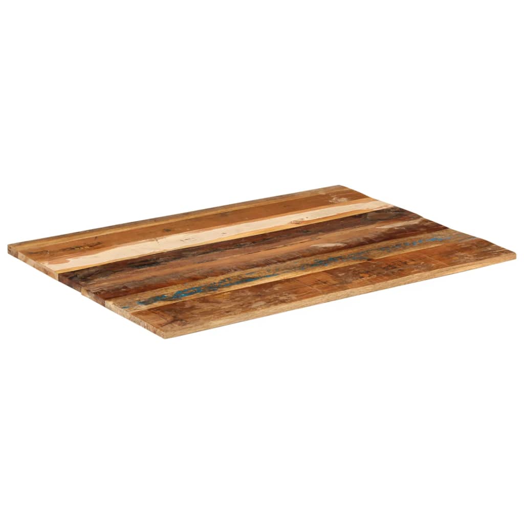 vidaXL ristkülikukujuline lauaplaat 60x80 cm 15–16 mm taastatud puit