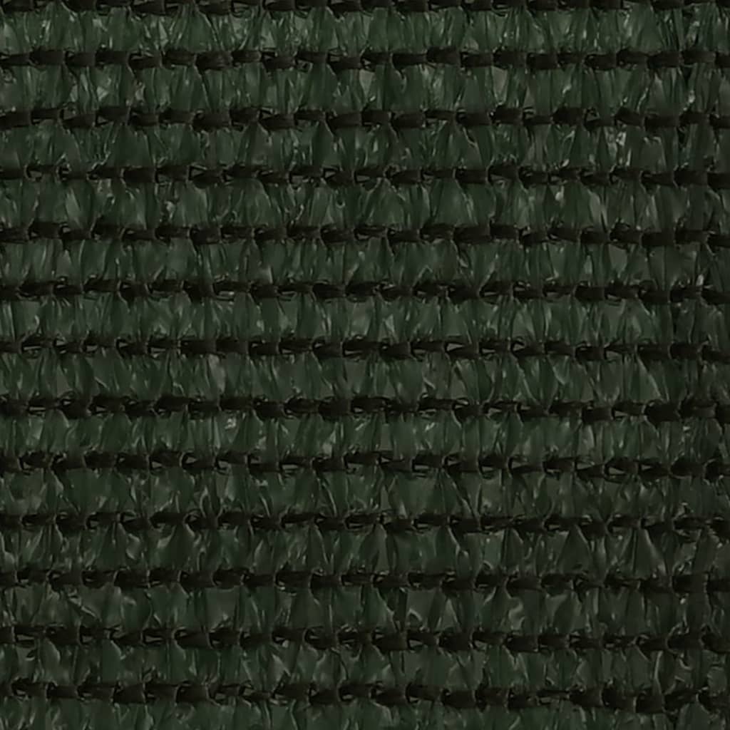 vidaXL rõdusirm, tumeroheline, 75 x 300 cm, HDPE